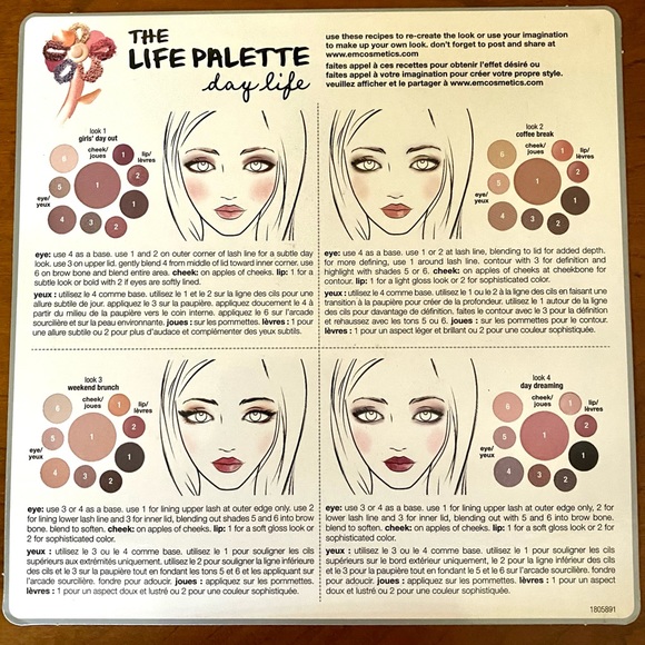 EM Michelle Phan Shadow/Bronzer/Lip Makeup Palette - Picture 3 of 6